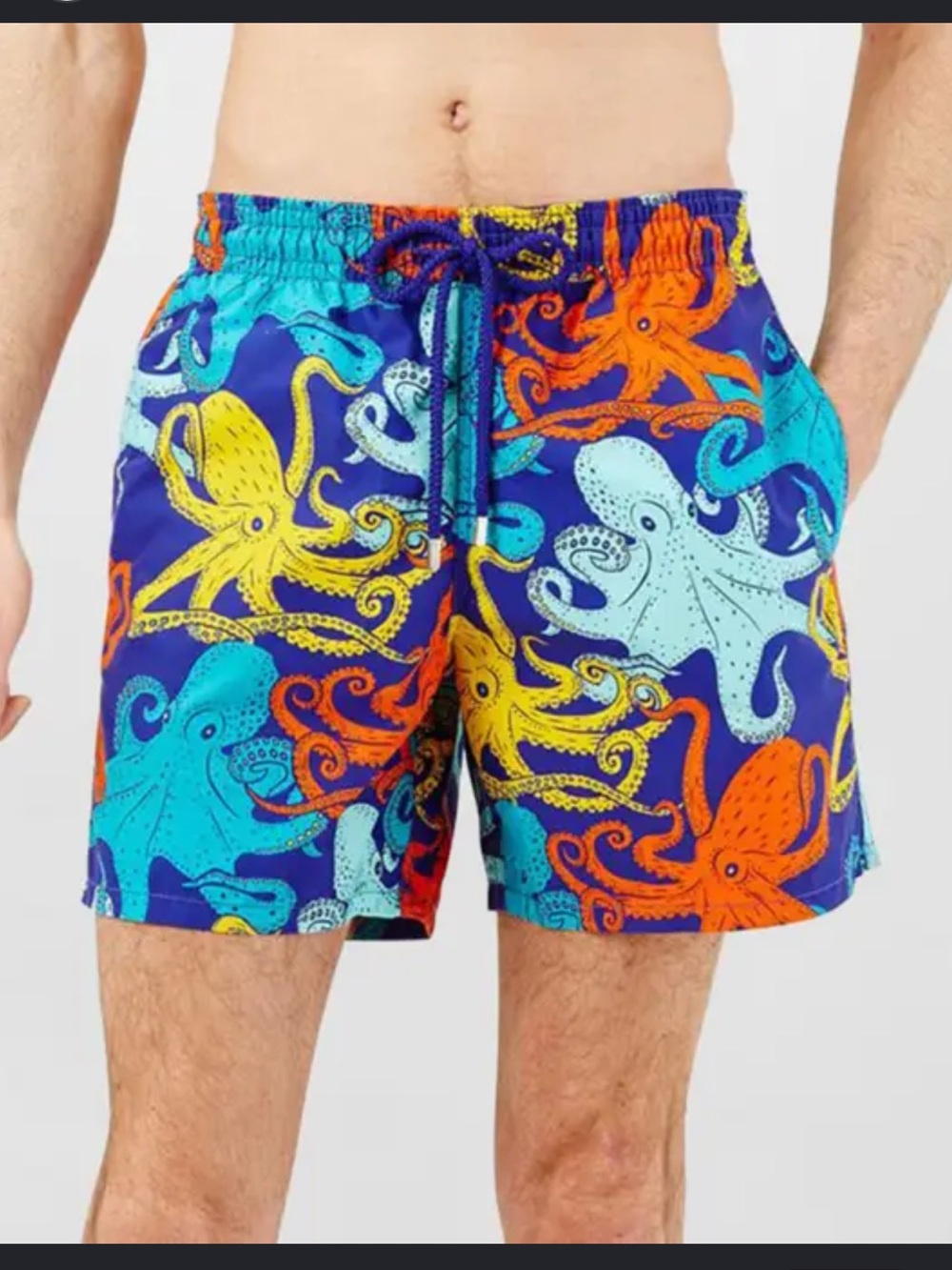 Vilebrequin Moorea Octopus-Print swim trunks,